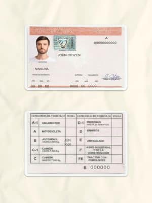 Croatia driver license psd fake template