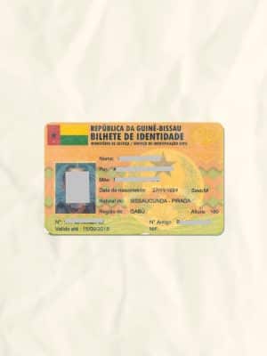 Bissau National Identity Card Fake Template