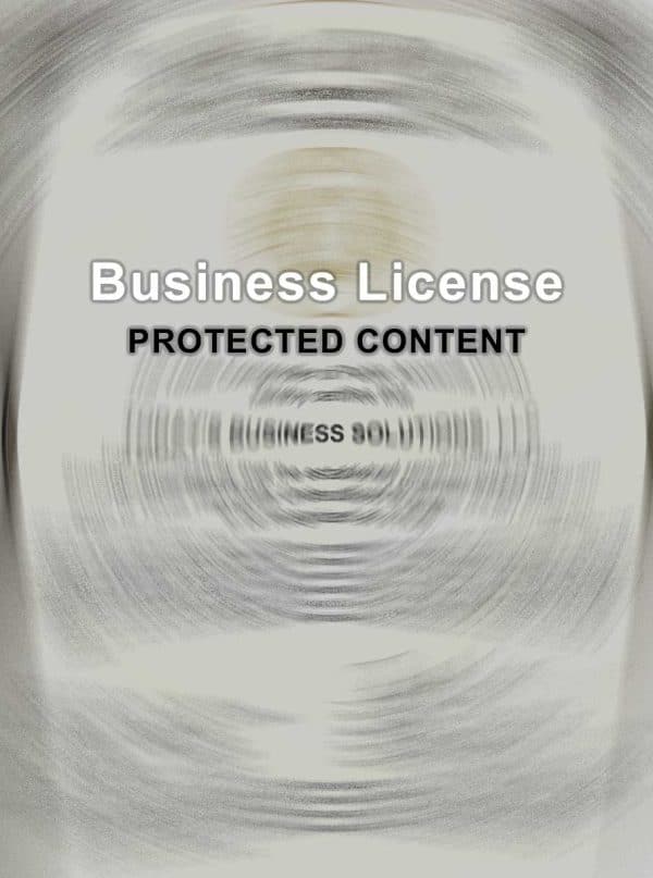 Japan Business Licenses & Permits Fake Template