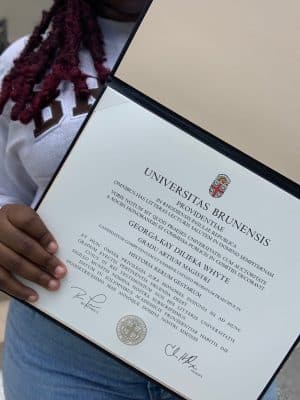 Brown University Certificate