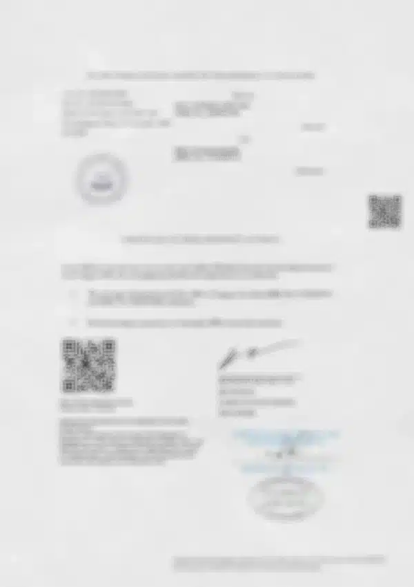 Greece Divorce Decree & Certificate Fake Template