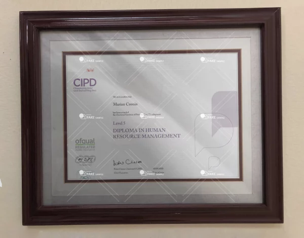 CIPD (Version 2) Diploma Certificate Fake Template